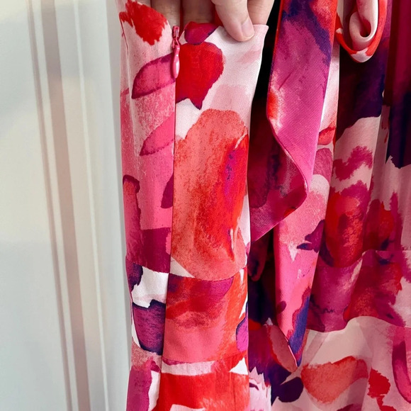 Eliza J. Pink Floral Maxi Dress - Picture 6 of 8